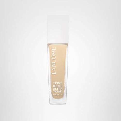 Lancôme Teint Idole Ultra Wear Care & Glow Foundation SPF 27 – Hydrating Medium Buildable Coverage & Glow Finish (125W)