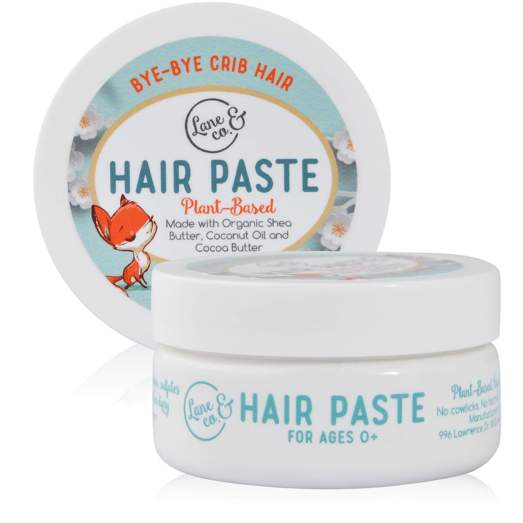 LANE & CO. Hair Paste – Plant-Based Styling Paste for Babies & Kids, Safe, Non-Sticky Hold, 2oz