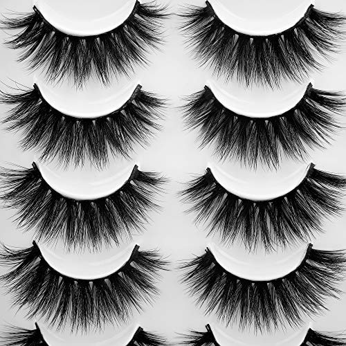 LANFLOWER False Eyelashes 20 Pairs – 4 Styles Fluffy, Long, Dramatic