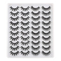 LANFLOWER Natural 3D Faux Mink Lashes Pack – 20 Pairs, 2 Styles, Handmade