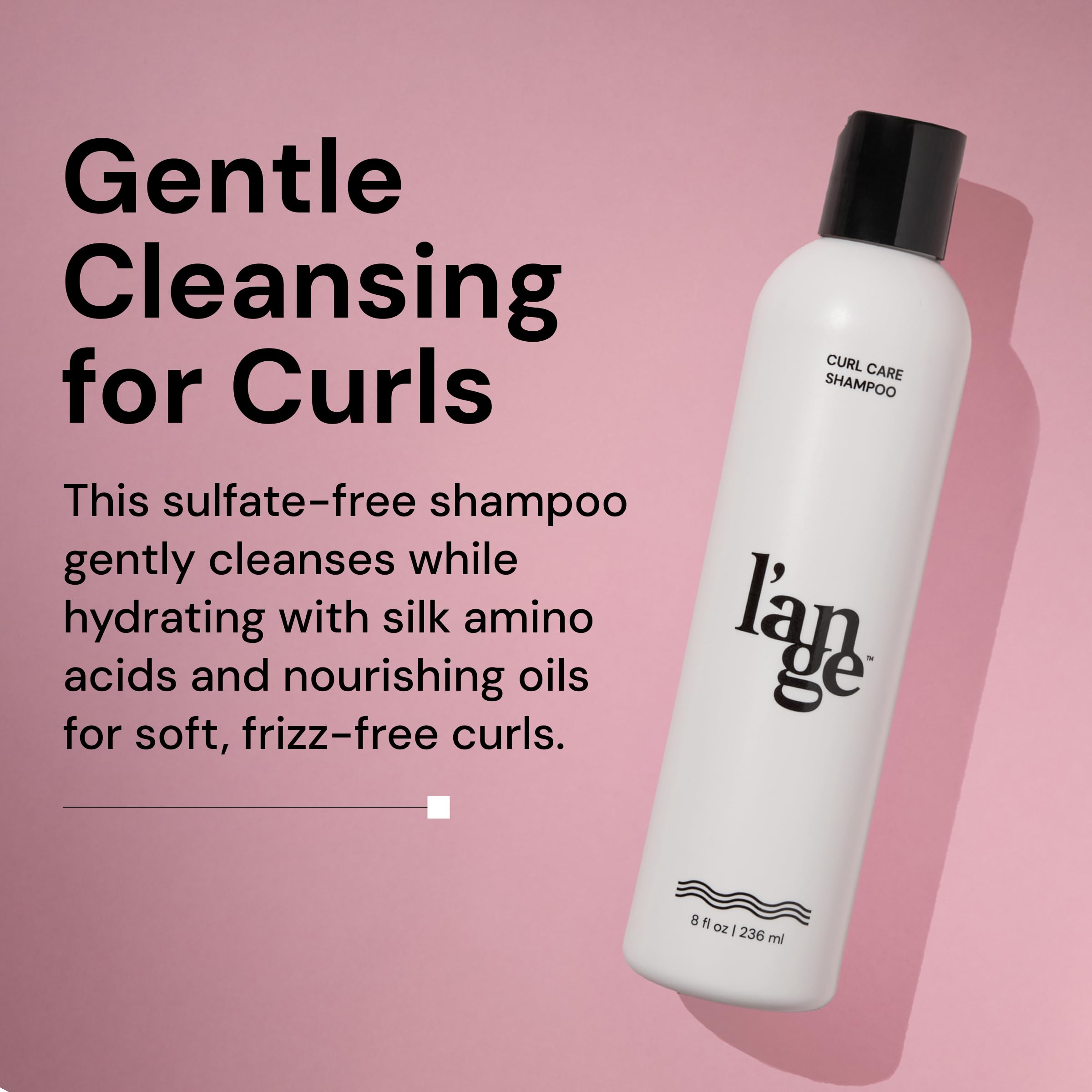 L'ANGE HAIR Curl Care Gentle Shampoo — Nourishing, Sulfate-Free for Defined Curls