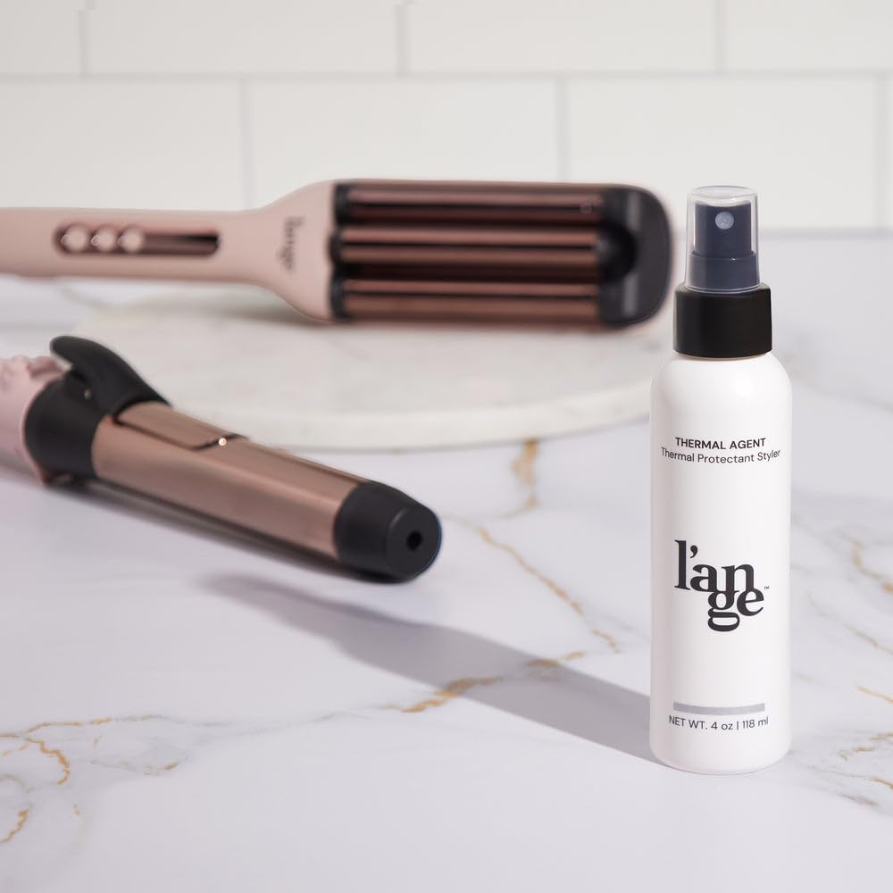 L'ANGE HAIR Thermal Agent - Heat Protectant Spray Up to 450°F | Lightweight Shine & Frizz Control