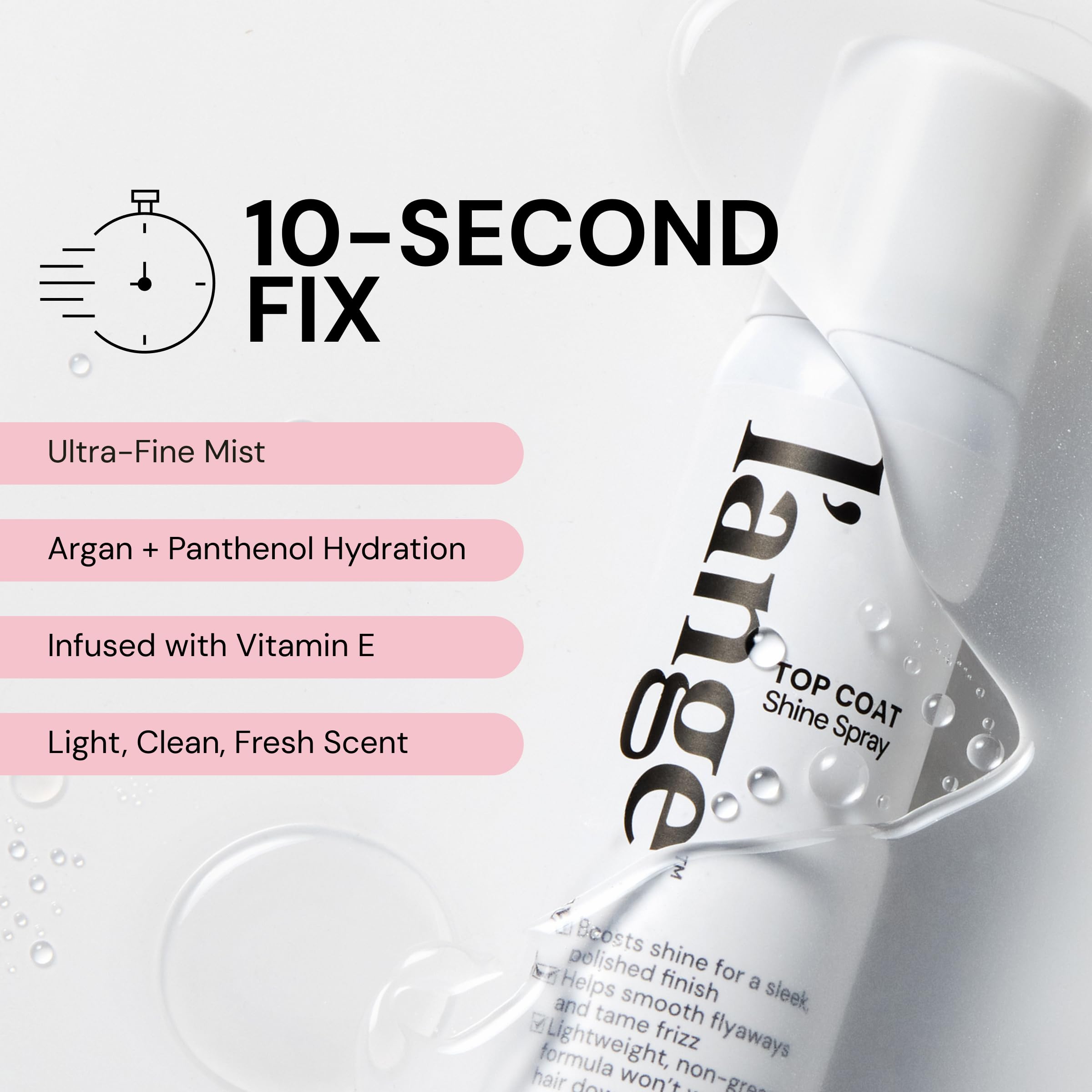 L’ange Top Coat Shine Spray – Ultra-Light Gloss Finishing Mist