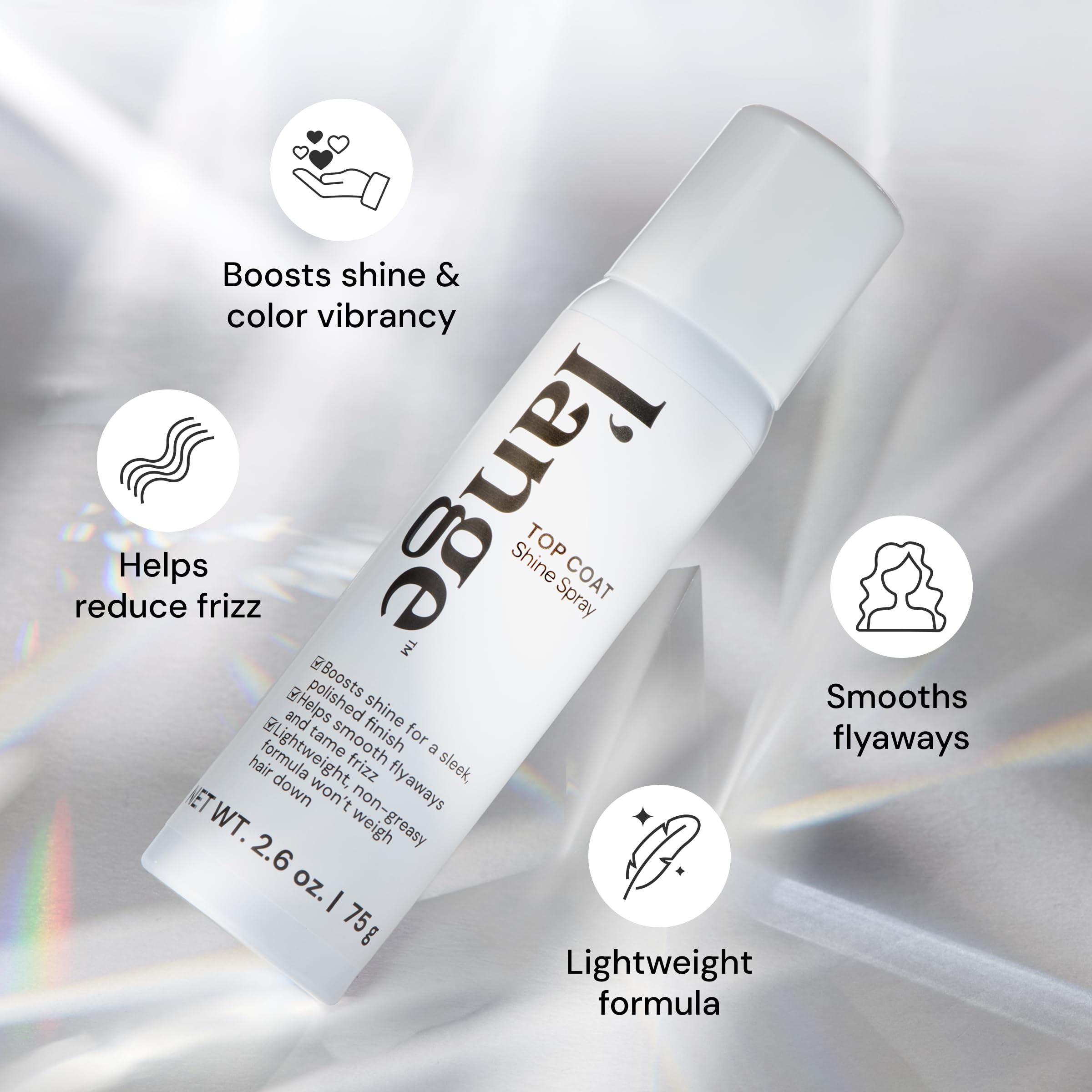 L’ange Top Coat Shine Spray – Ultra-Light Gloss Finishing Mist