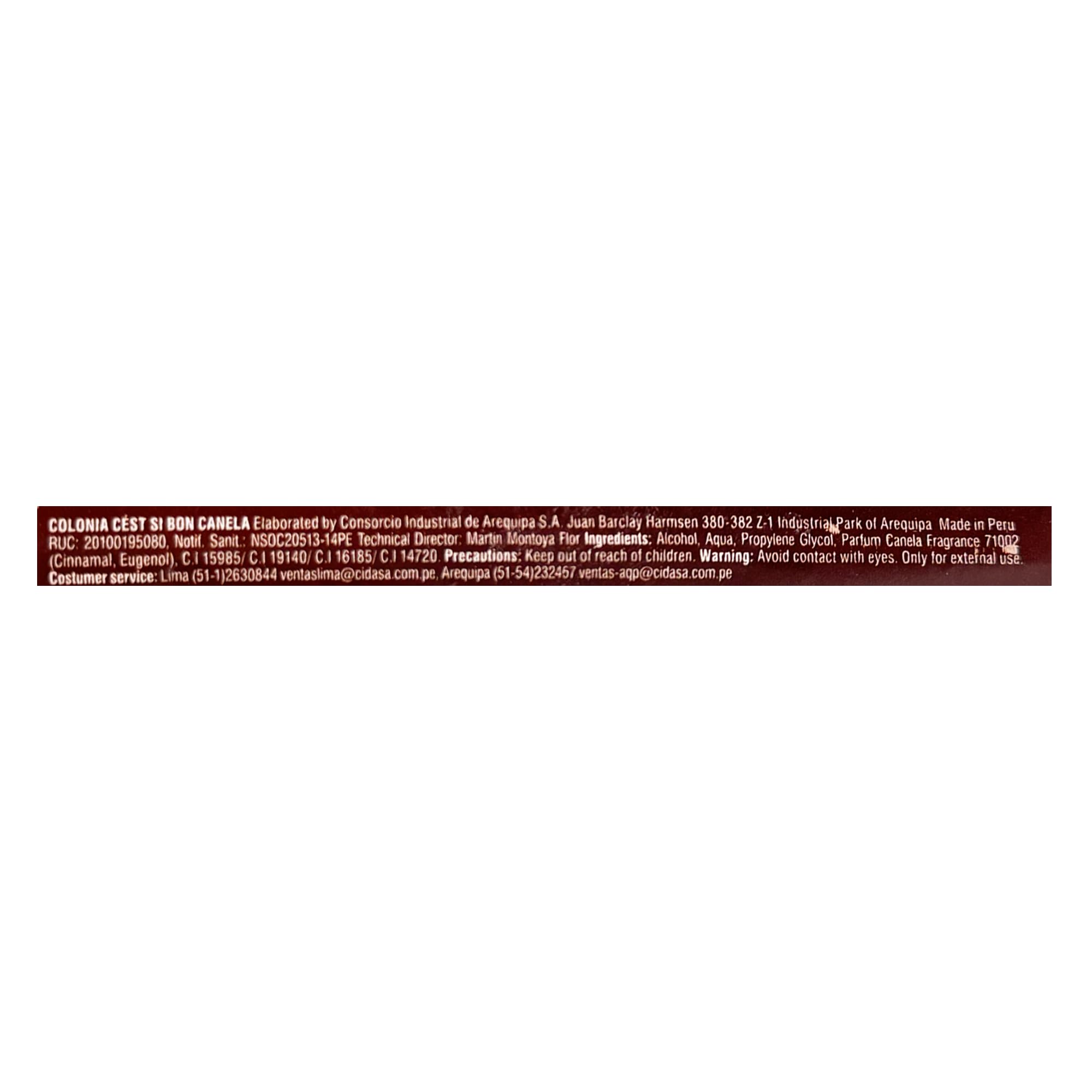 Lanman & Kemp Florida Water – Peruvian Canela Cinnamon Cologne, 221 mL / 7.47 Fl oz