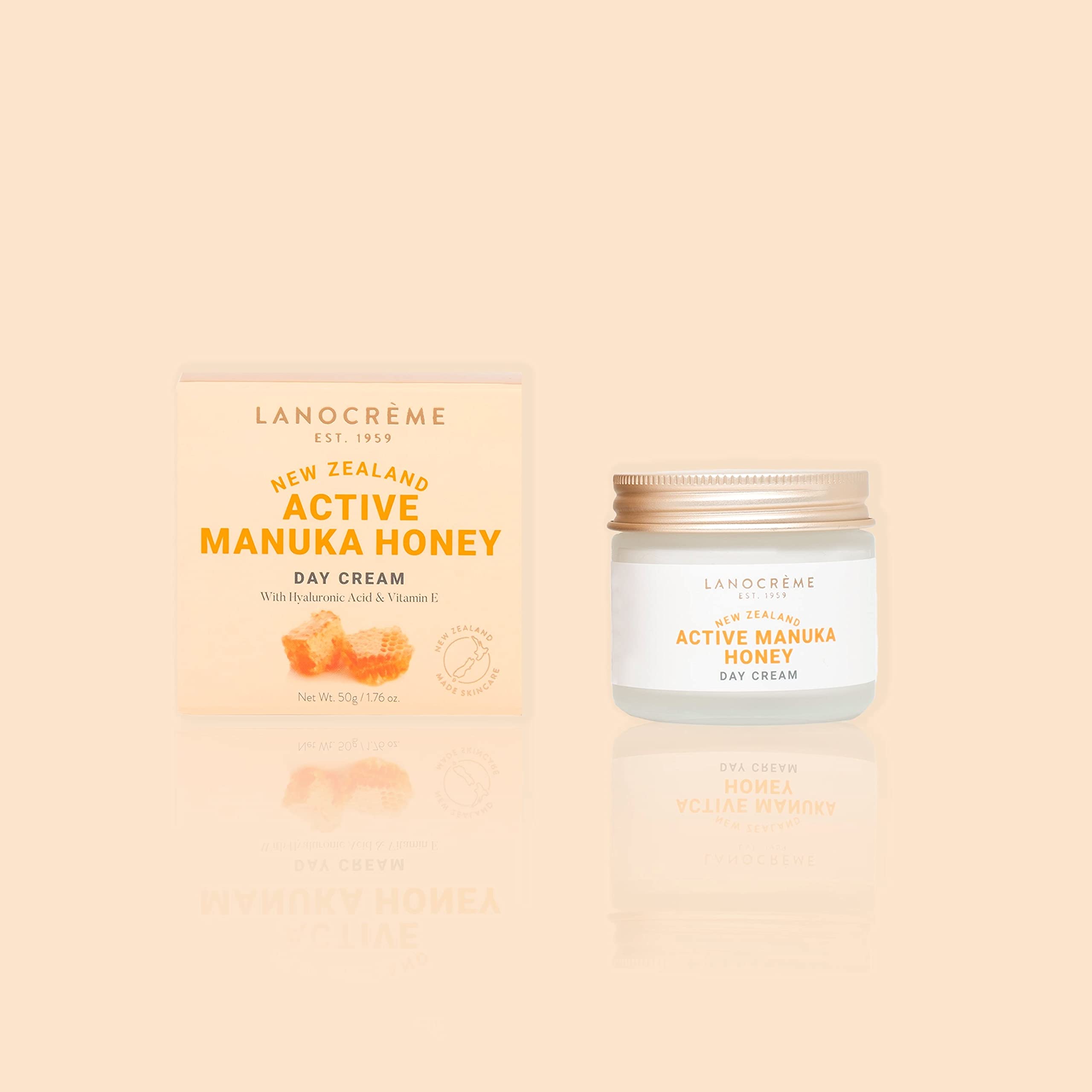 Lanocreme New Zealand Active Manuka Honey Day Cream | Hydrating Facial Moisturizer