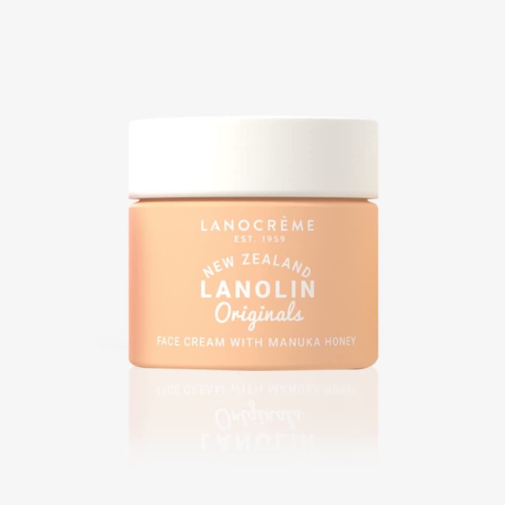 Lanocreme Lanolin Face Cream with Active Manuka Honey 100g - 3 Pack