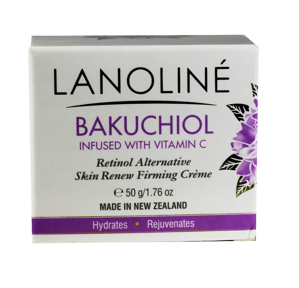 Lanoline Bakuchiol + Vitamin C Skin Renew Firming Cream – Vegan Retinol Alternative 1.76oz
