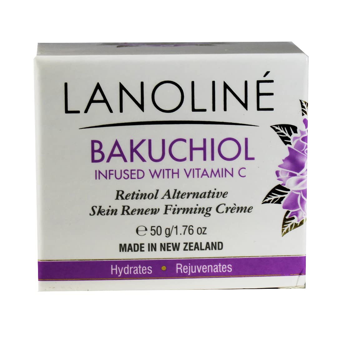 Lanoline Bakuchiol + Vitamin C Skin Renew Firming Cream – Vegan Retinol Alternative 1.76oz