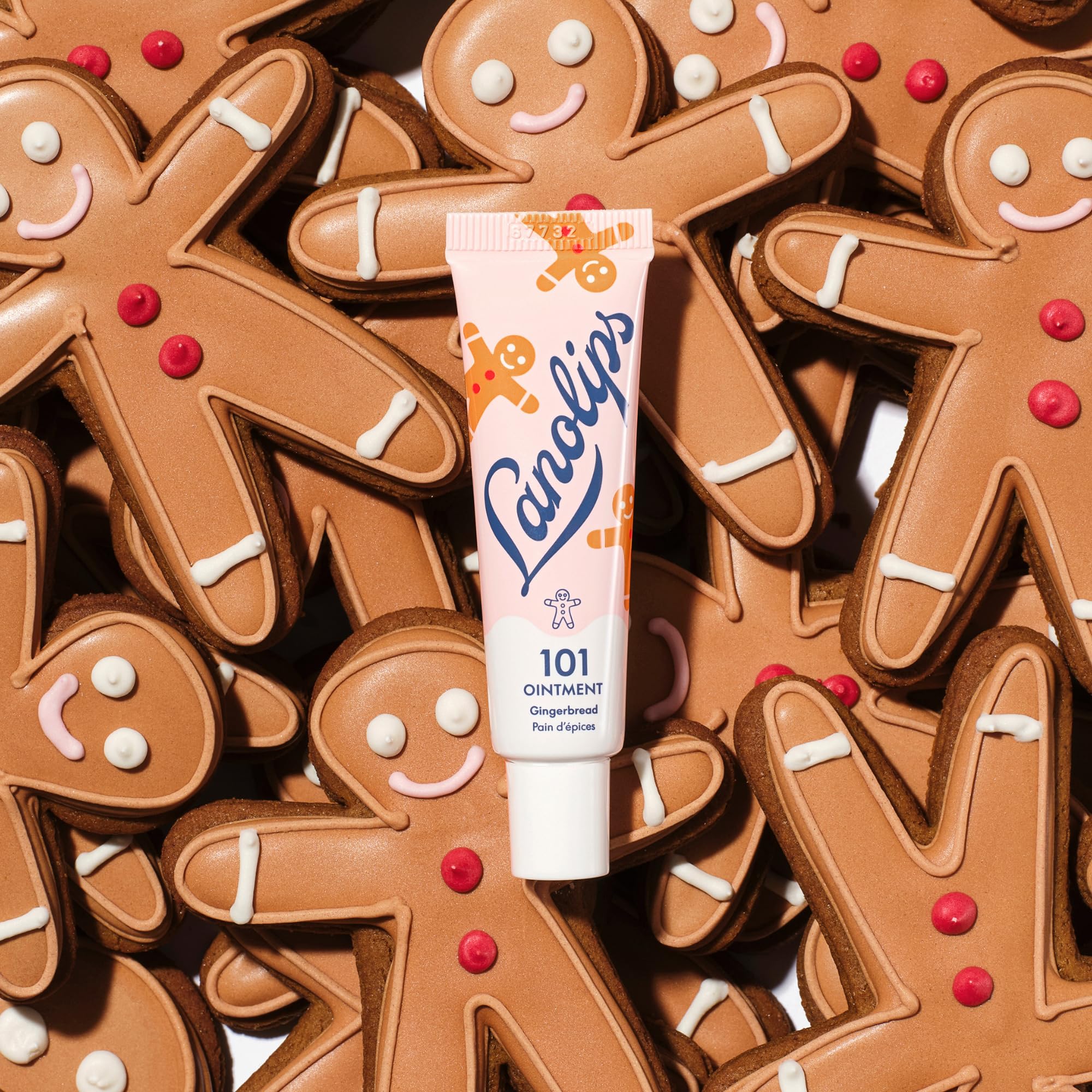 Lanolips 101 Ointment Gingerbread Lip Balm – 0.35 oz, Hydrating Multi-Purpose Lanolin Balm