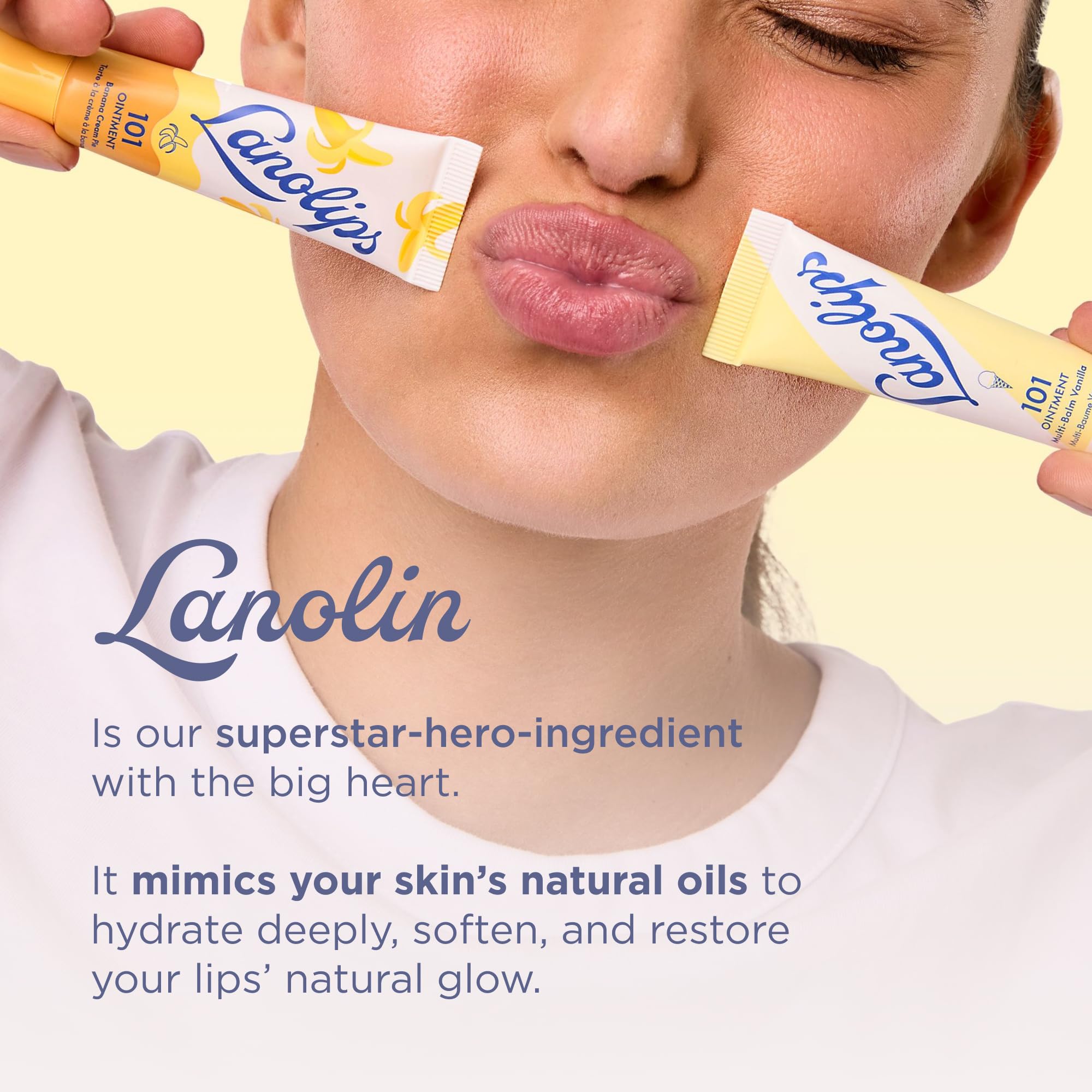 Lanolips 101 Ointment – Glazed Donut Lip Balm for Hydration & Multipurpose Care (0.52 oz)