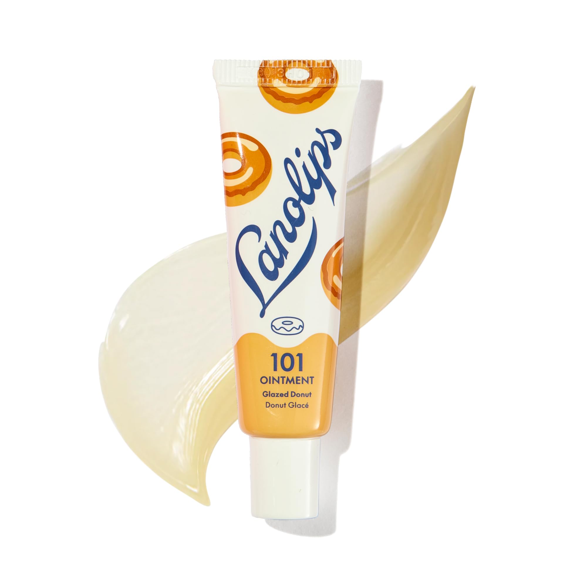Lanolips 101 Ointment – Glazed Donut Lip Balm for Hydration & Multipurpose Care (0.52 oz)