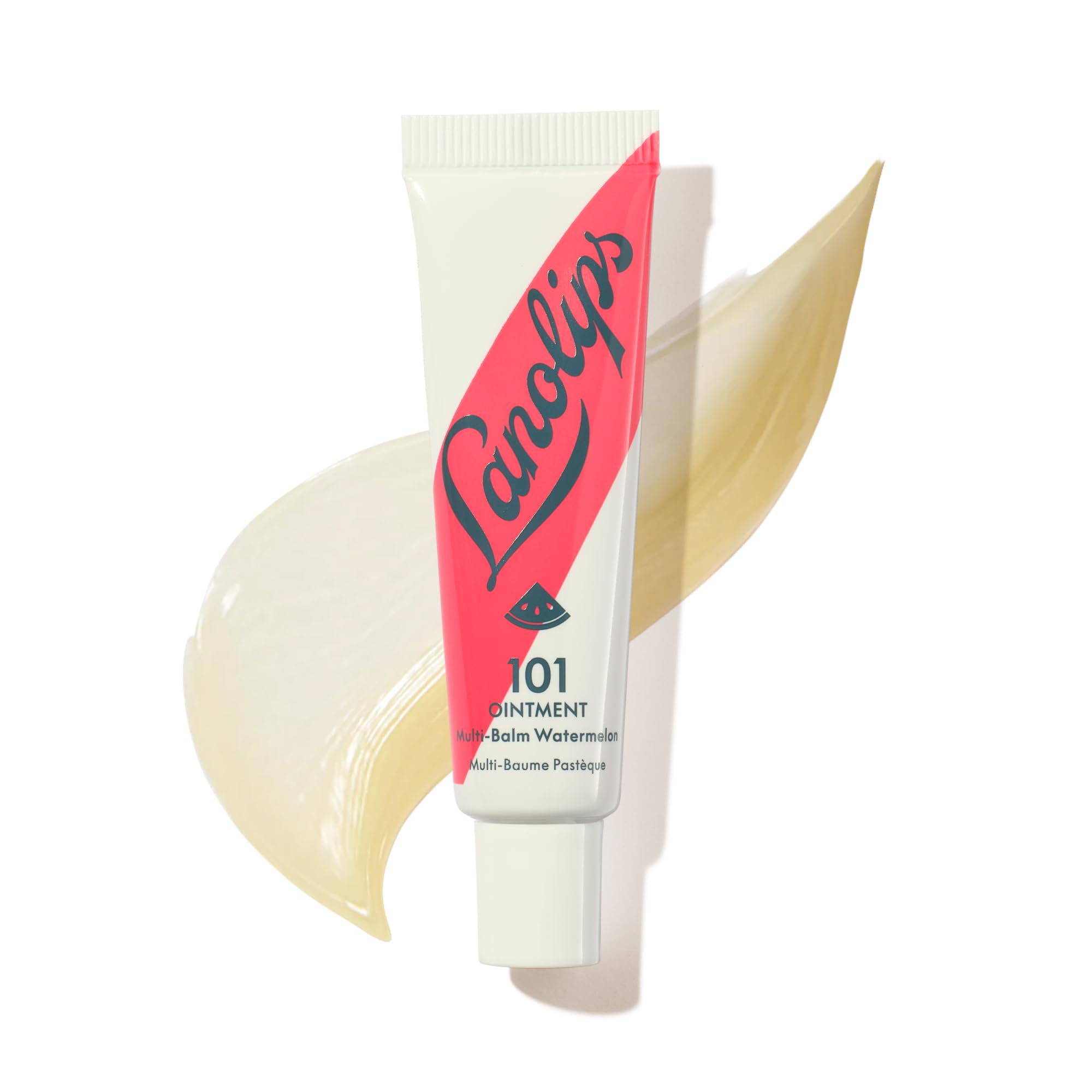 Lanolips 101 Ointment Watermelon Lip Balm – Hydrating Lanolin Ointment, 0.52 oz