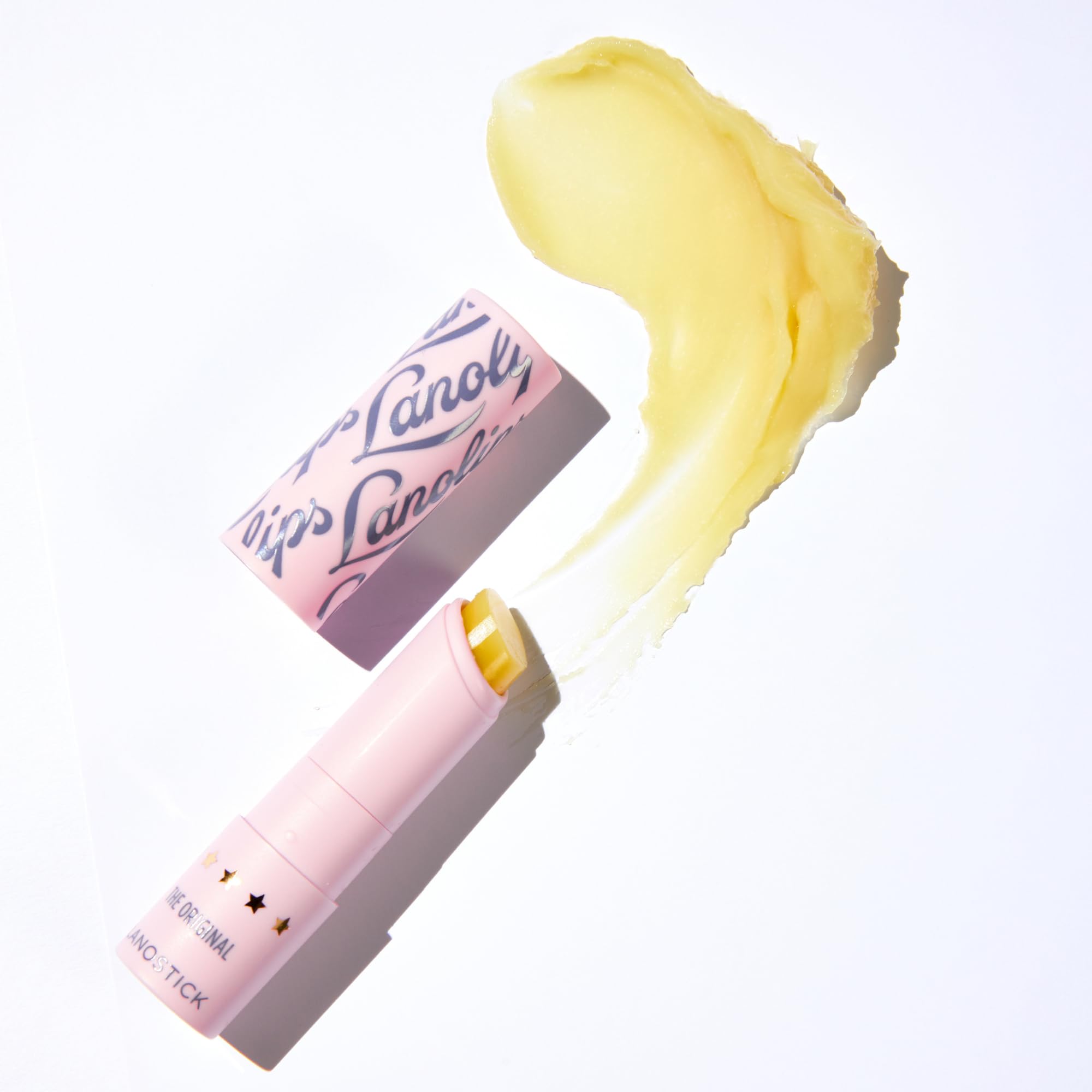Lanolips Lanostick Lip Balm – Deep Hydration with Lanolin, Castor & Jojoba Oils (3.3g)