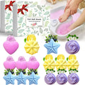 Lanwexy 32-Pack Bath Bombs for Foot Soak | Organic Handmade with Tea Tree Oil