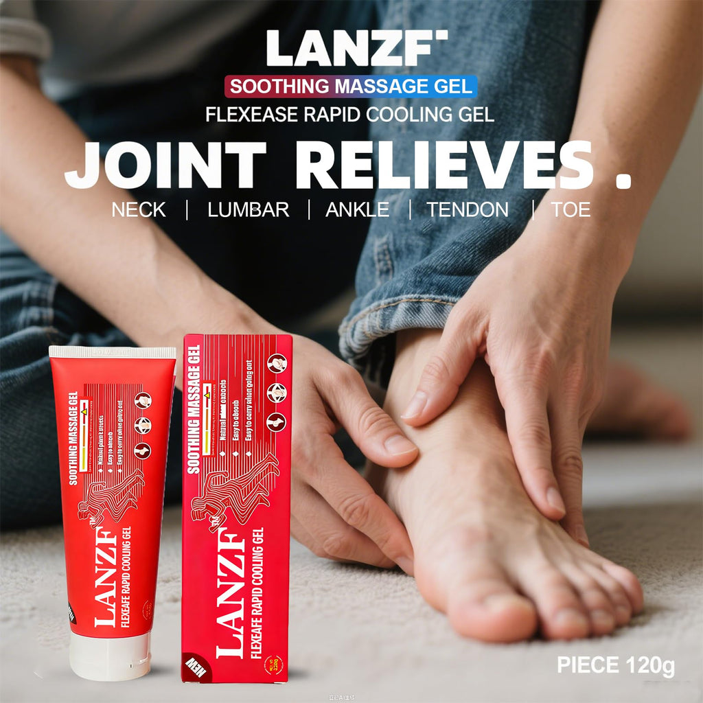 LANZF Joint Gel – Soothing Massage Gel for Joints (Knee, Lumbar, Neck, Hands & Feet) 4.23 oz