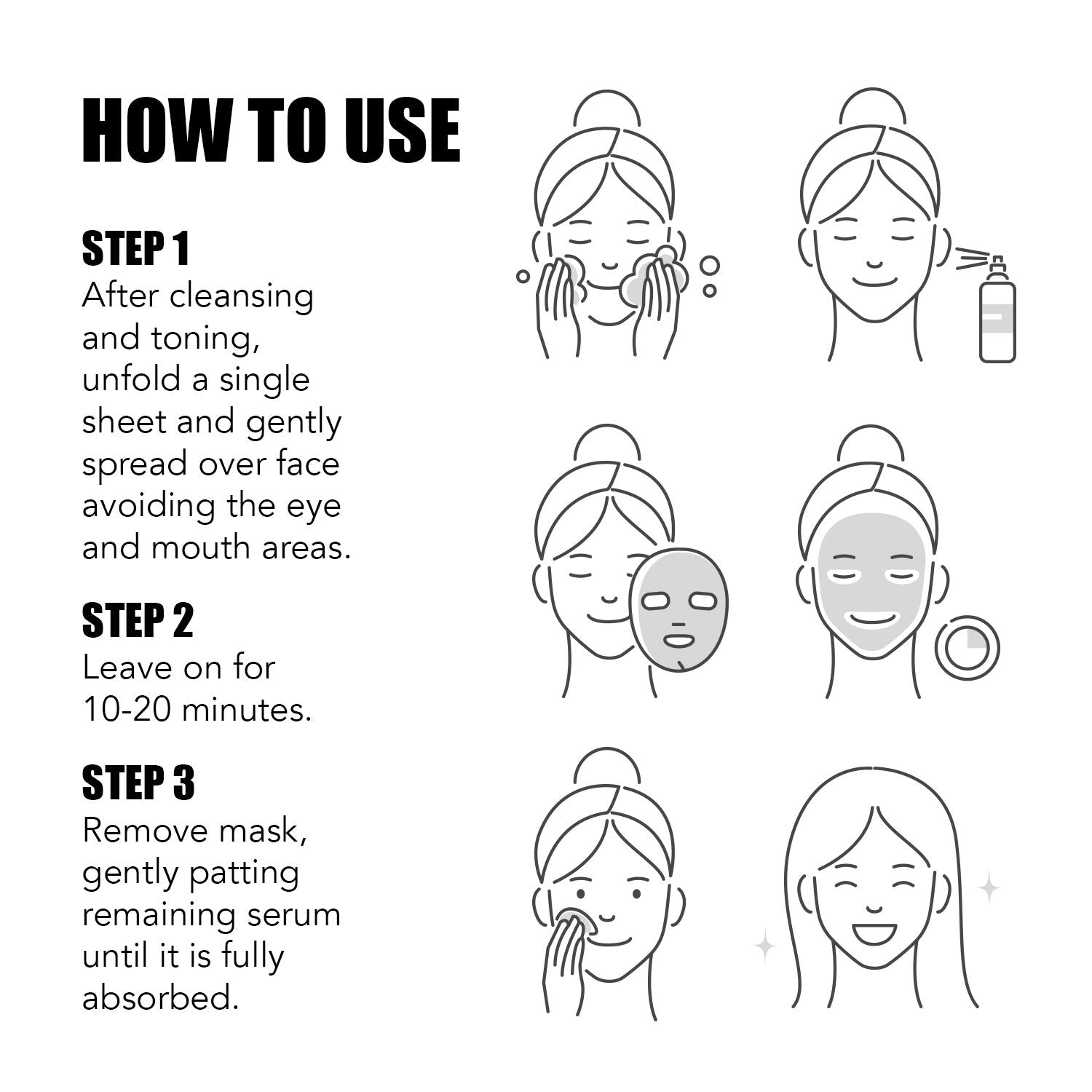 LAPCOS Ceramide Sheet Mask 5-Pack — Daily Moisture, Hydration & Firming