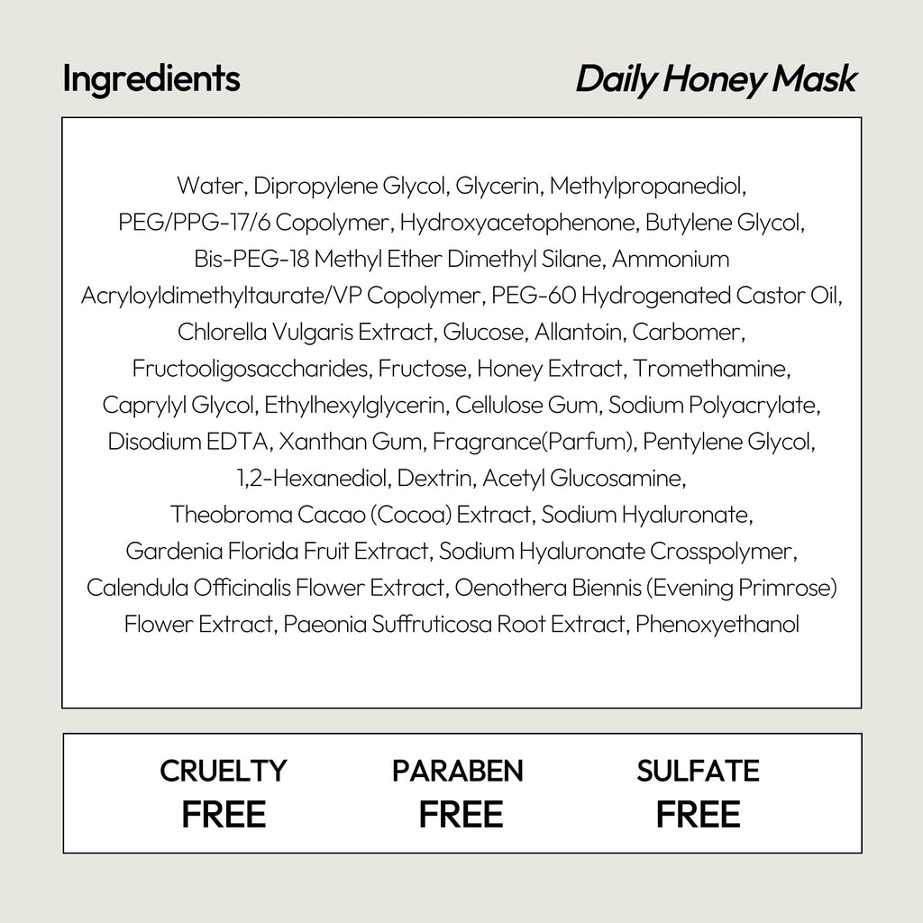 LAPCOS Honey Sheet Mask – Hydration, Elasticity & Antioxidants (5-Pack)