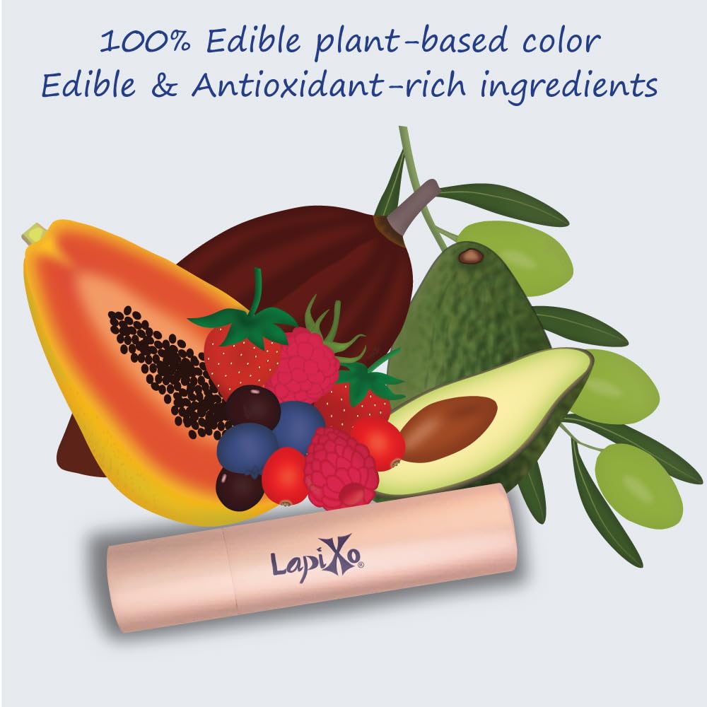 LAPIXO Lilly Pilly Lip Tint – 100% Plant-Based, Natural Moisturizing Color (2-in-1)