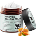 laraspi Beef Tallow Moisturizer – Organic Grass-Fed, Unscented Honey Cream, 4.2 oz