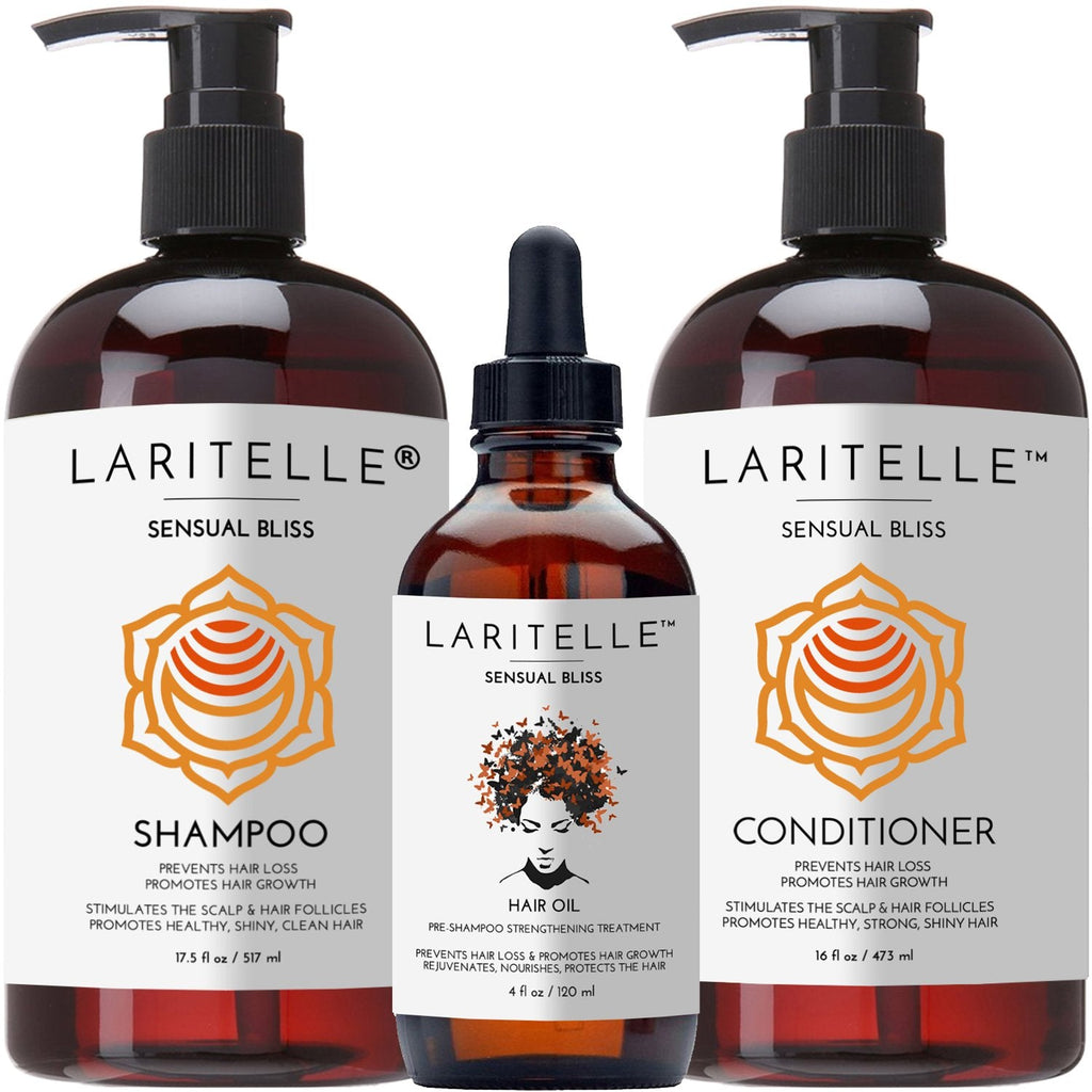 Laritelle Organic Hair Growth Set Sensual Bliss | Pure Organic Haircare