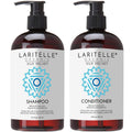 Laritelle Silk Velvet Organic Hair Care Set – Shampoo 17.5 oz + Conditioner 16 oz