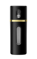 LASBOTTLE 4-in-1 Travel Bottle | Leak-Proof Pump Dispenser 6.1 oz (Gold/Black)