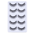 LASGOOS Luxurious Siberian Mink 3D False Eyelashes A10 – Natural Look, Lightweight & Reusable (5 Pairs)