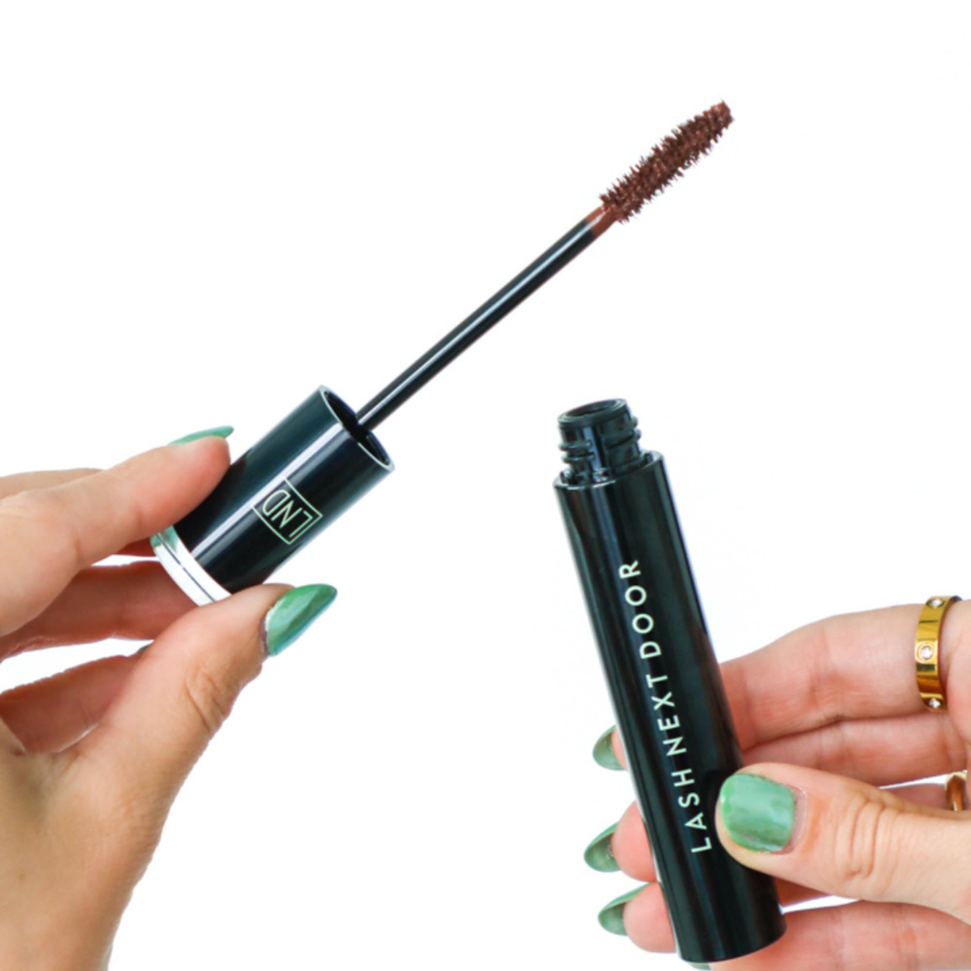 Lash Next Door Espresso Brown Mascara – Volumizing & Lengthening, No Clumps, Smudge-Proof by Brooklyn & Bailey