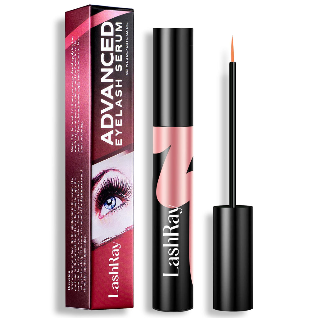 LashRay Eye Lash Enhancing Serum – Grow Longer, Thicker Eyelashes, 0.1 oz