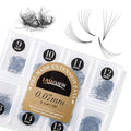 LASHVIEW 1000 Premade Volume Eyelash Extensions — 5D/10D, C&D Curl, 9-16mm