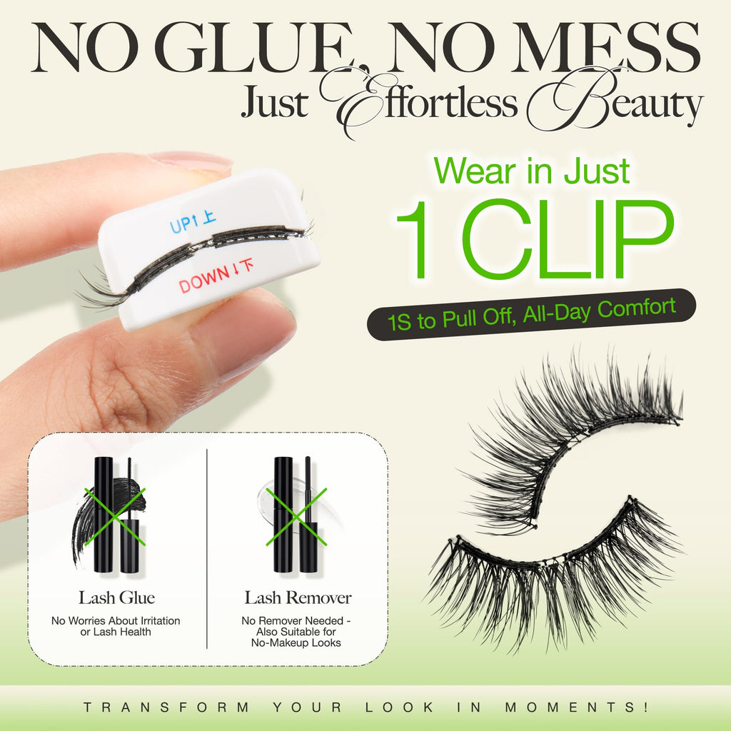 LASHVIEW Upgrade Soft Magnetic Eyelashes with Applicator | Reusable, Glue-Free, All-Day Comfort