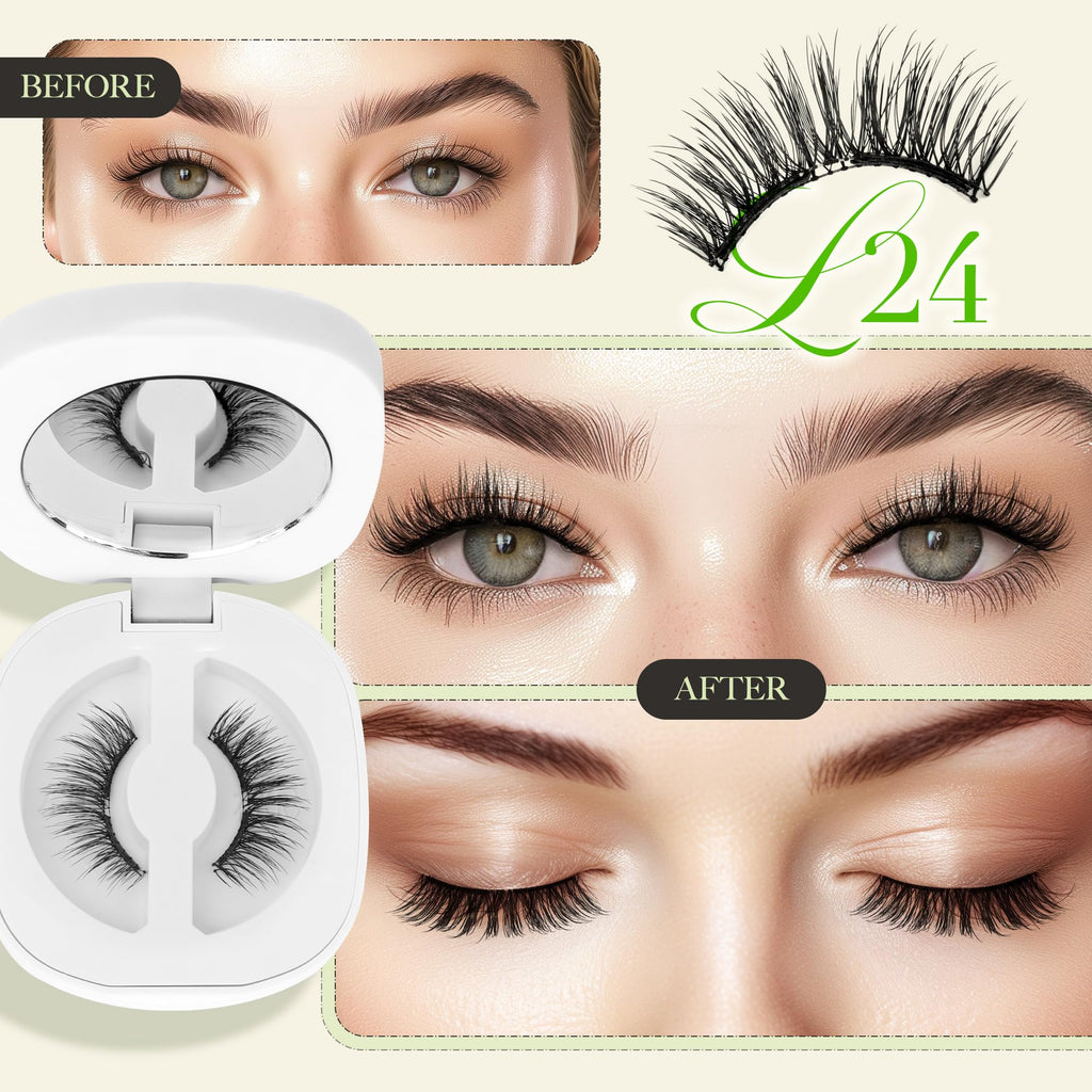 LASHVIEW Upgrade Soft Magnetic Eyelashes with Applicator | Reusable, Glue-Free, All-Day Comfort