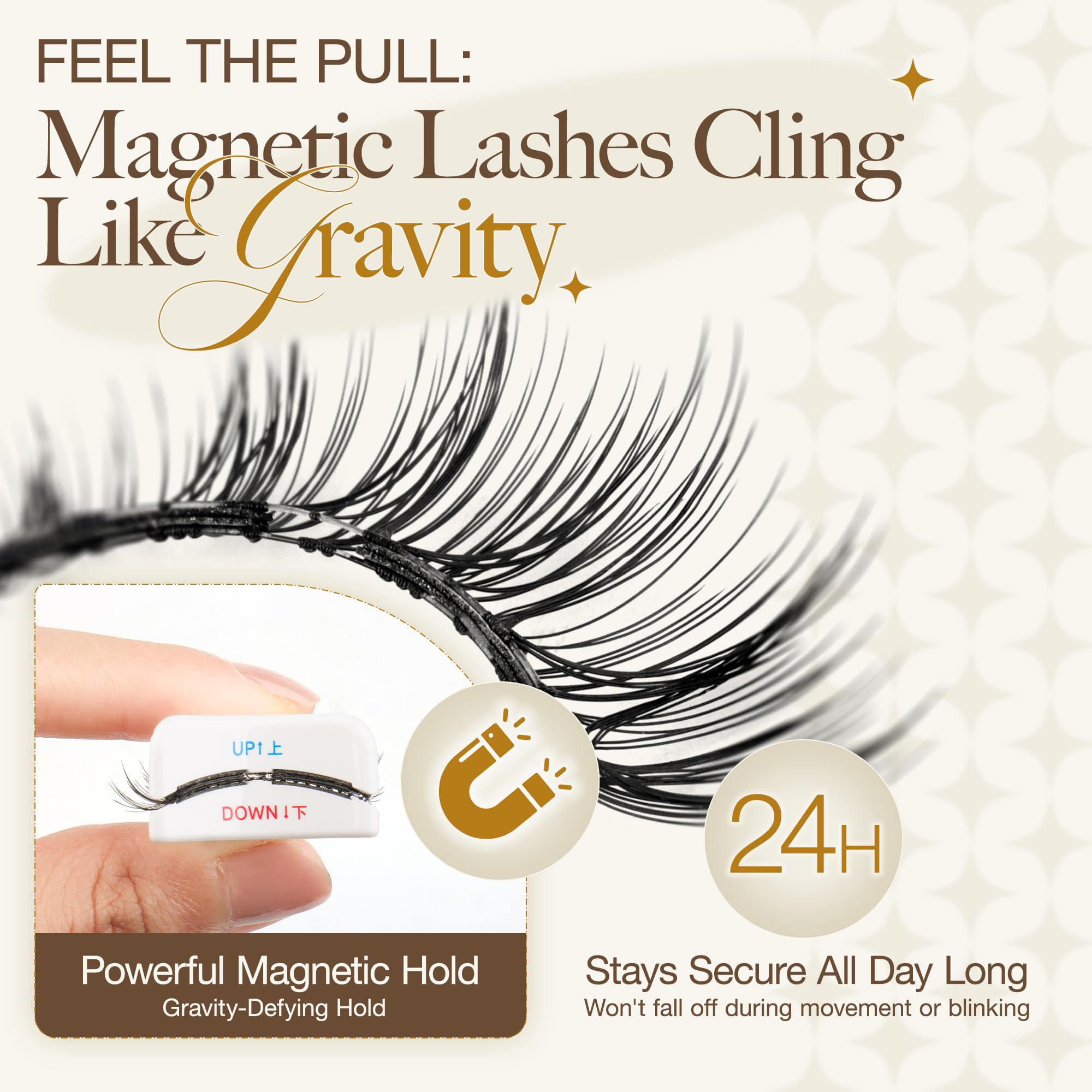 LASHVIEW Update Soft Magnetic Eyelashes Kit CT32 – Natural Look, Reusable