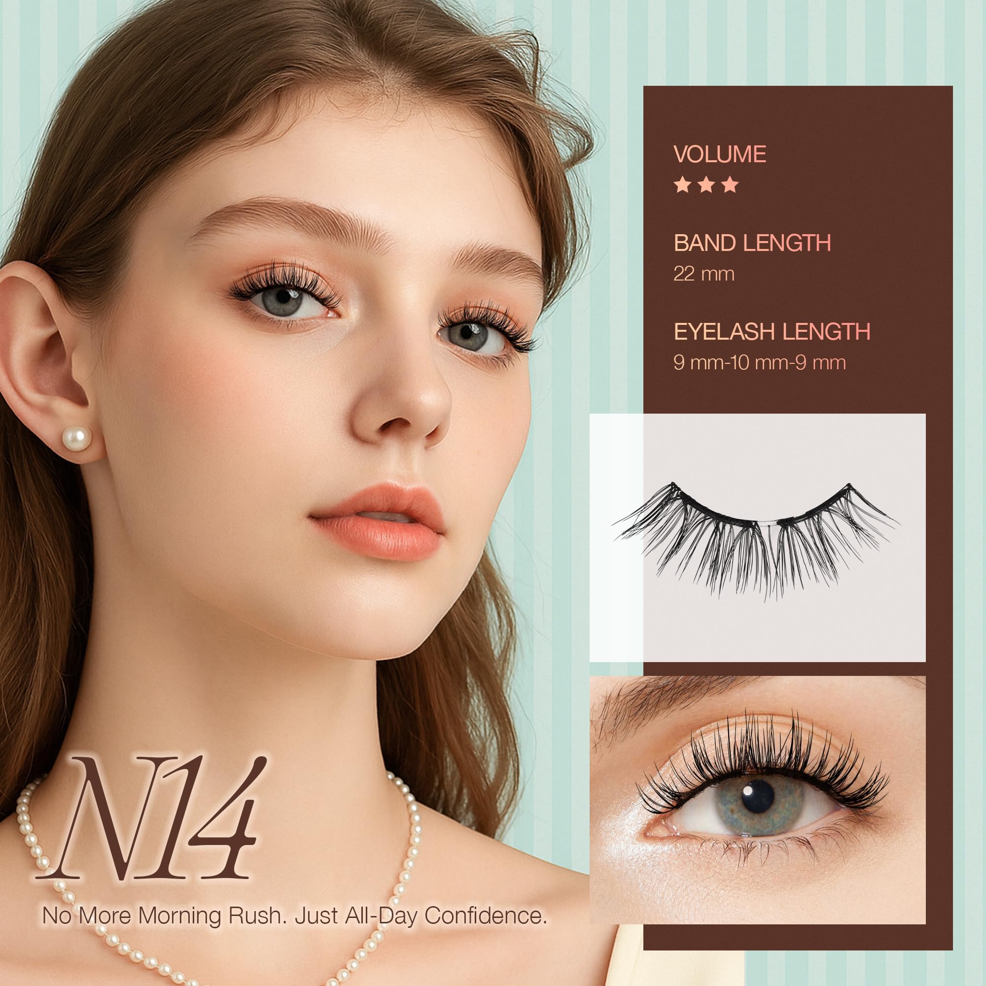 LASHVIEW Soft Magnetic Eyelashes Kit – Natural Look with 0.17mm Ultra-Thin Magnets