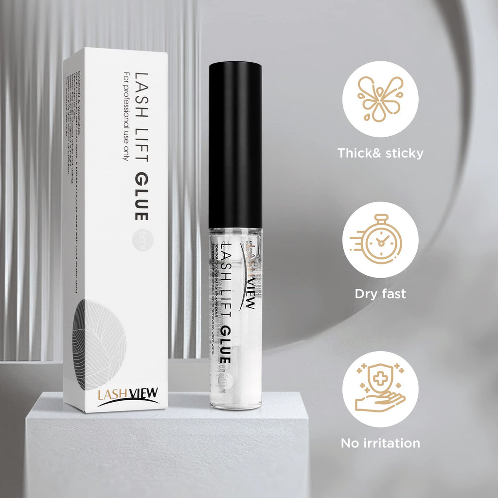 LASHVIEW Lash Lift Glue 2pcs – Odorless, No Irritation, 5ML x2