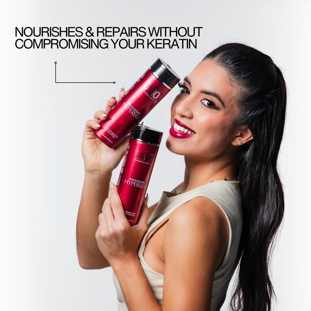 Lasio Keratin Replenishing Conditioner 12oz – Frizz-Fighting, Strengthening Care with Coconut Oil & Cupuaçu