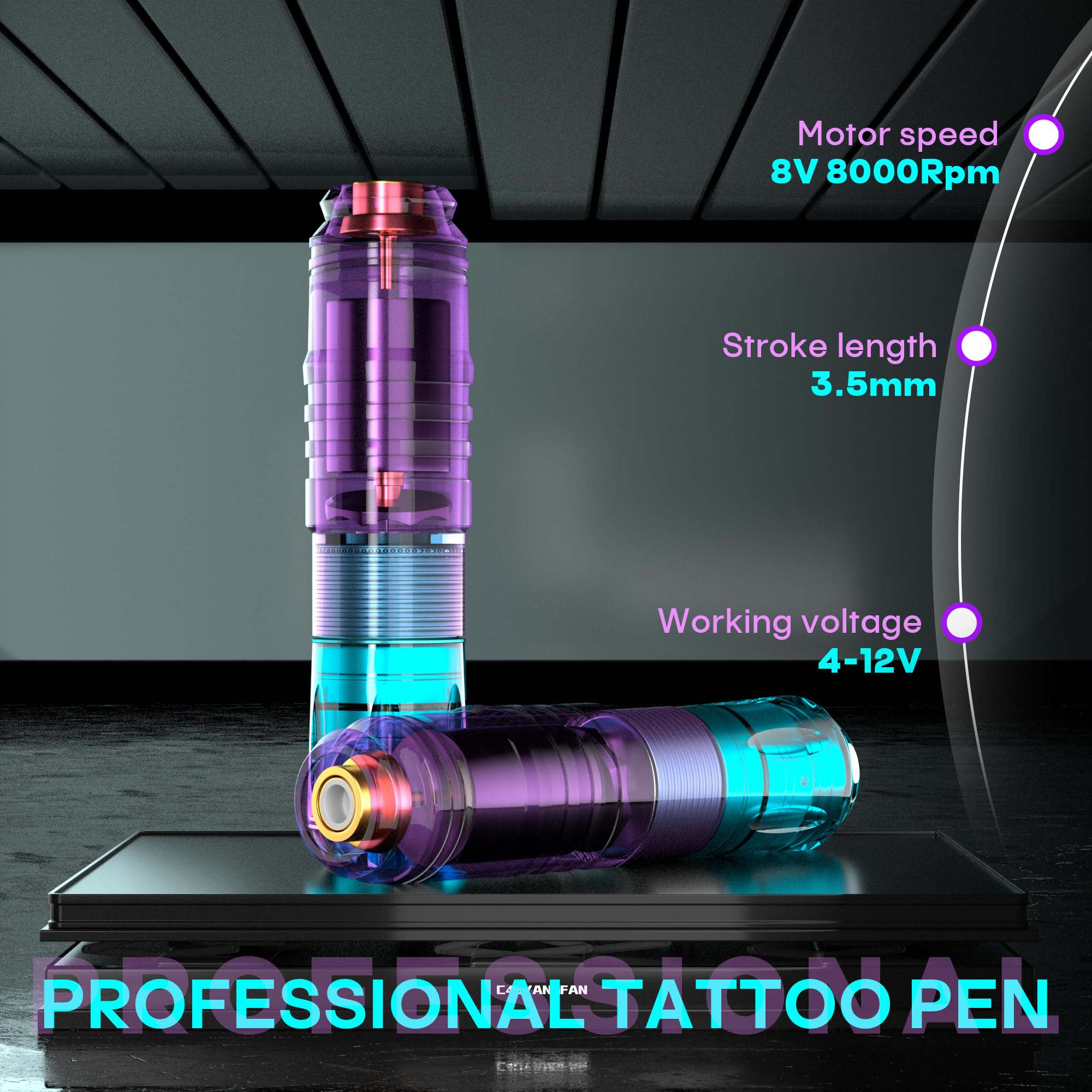 LASTJUDG Tattoo Pen Kit Wireless – Complete Beginner Tattoo Supplies with 2 Batteries and 11 Inks