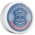 Lather & Wood Shaving Soap Barbershop – Dense Tallow Lather for Premium Wet Shaving