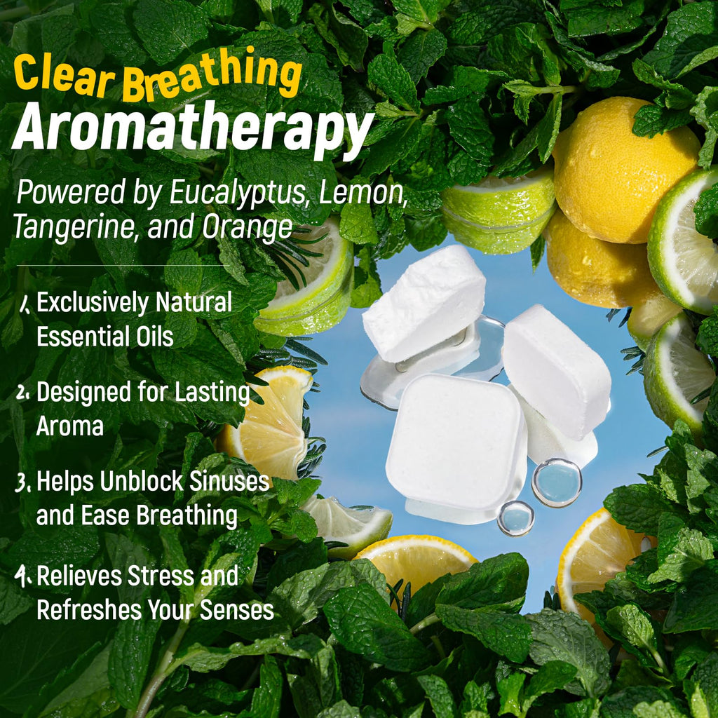 Lather Valley Shower Steamers Aromatherapy & Sport – 30 Pack with 100% Pure Essential Oils