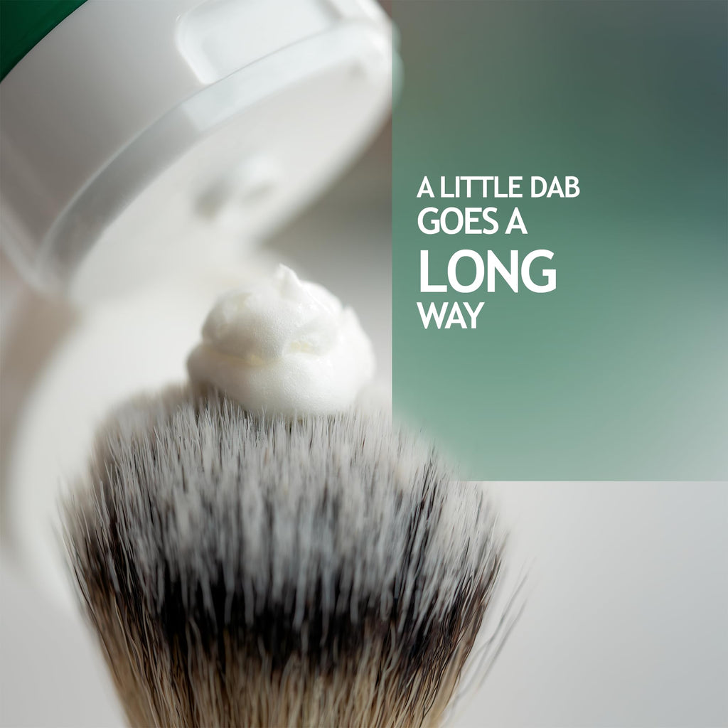 Lather & Wood Men's Eucalyptus Shaving Cream – Cooling Lather with Razor Burn Relief