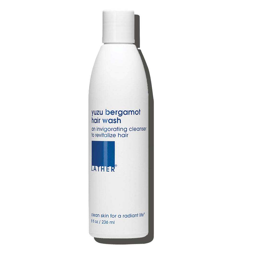 LATHER Yuzu Bergamot Hair Wash – Daily Shampoo & Cleanser | Hotel-Quality, Vegan & Cruelty-Free