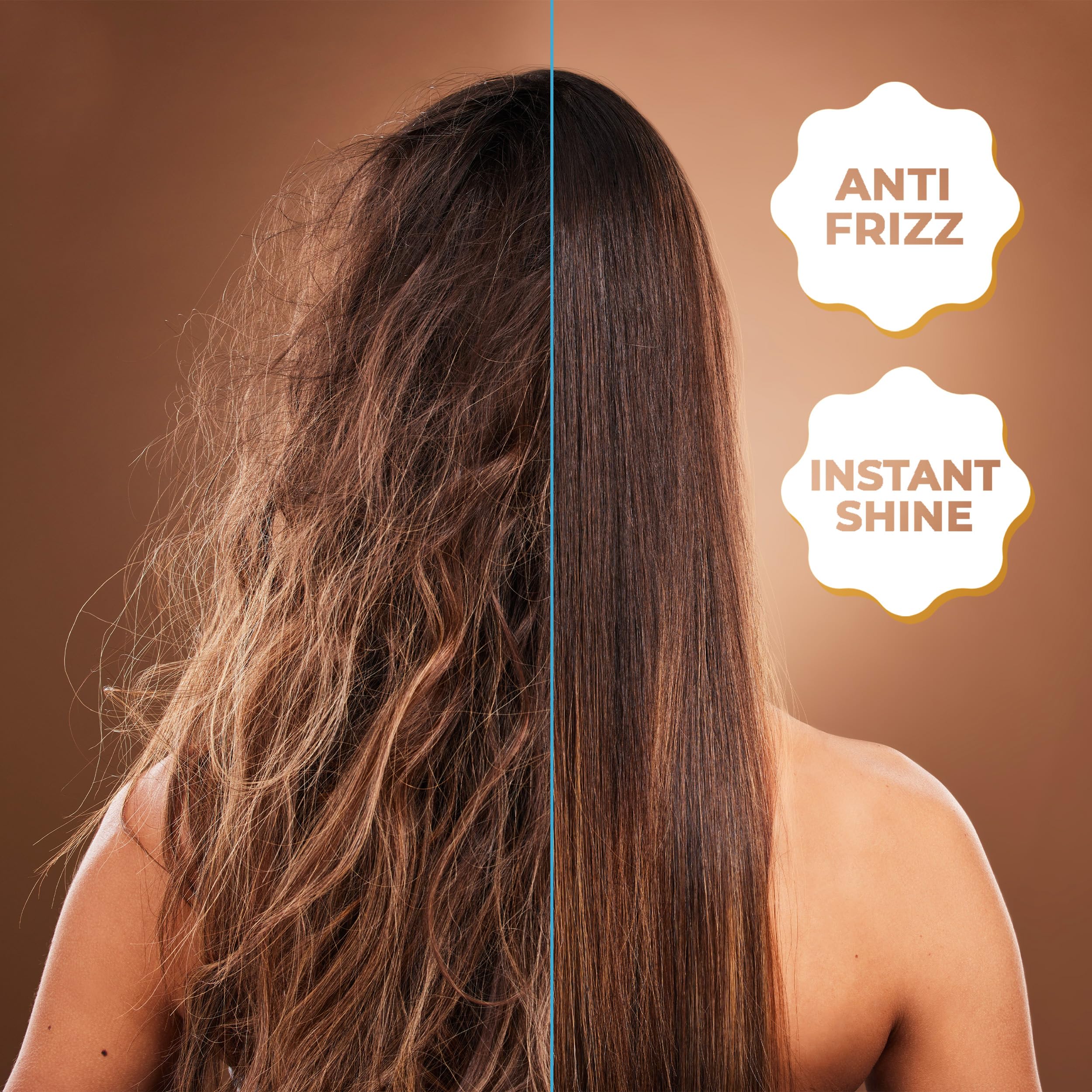 LATINOIL Chia Oil Heat Protectant Spray – Hair Heat Shield & Leave-In Conditioner (8 oz)