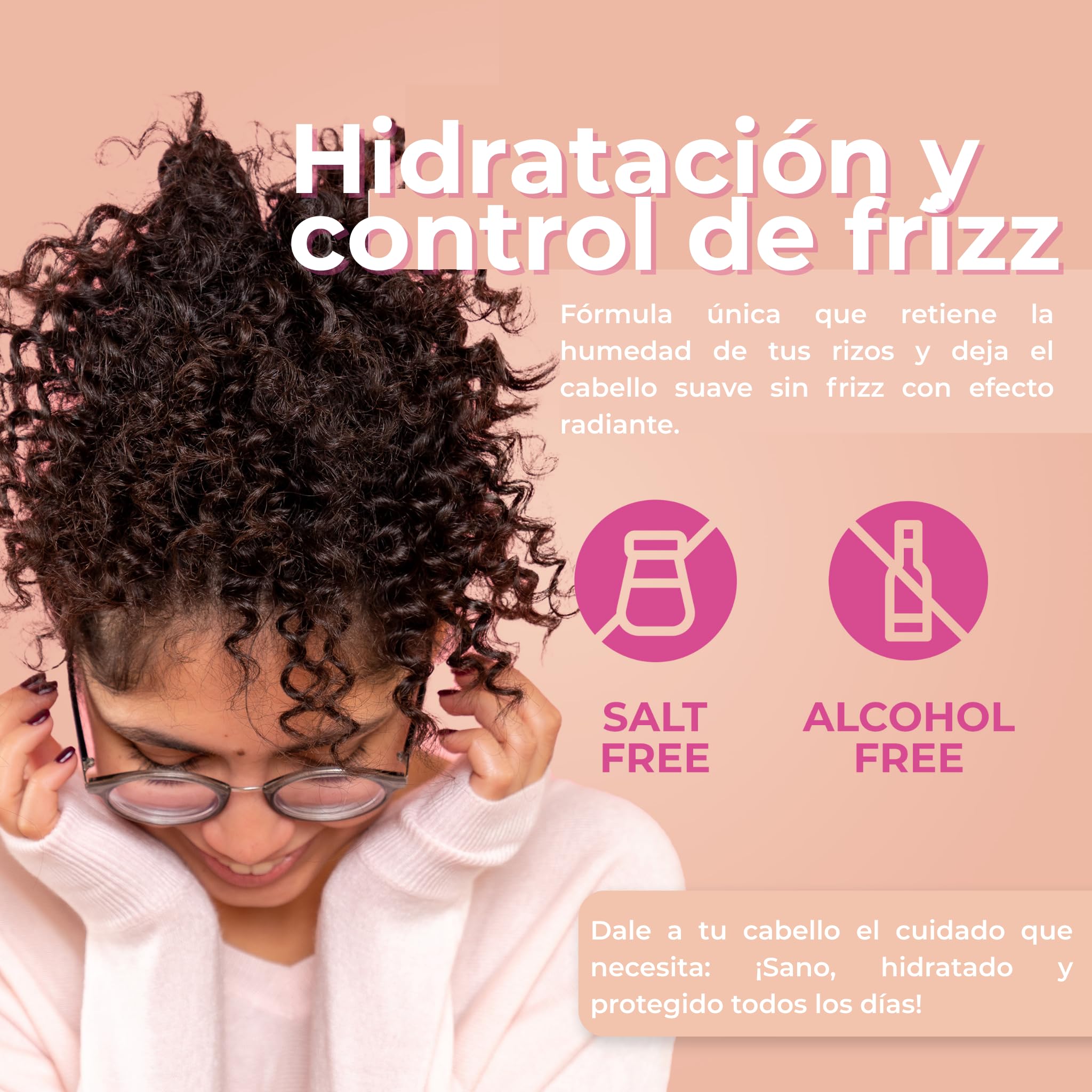 Latinoil Curl Defining Cream - Lightweight frizz control for curly & wavy hair | Chia Seed Oil & Amino Acids