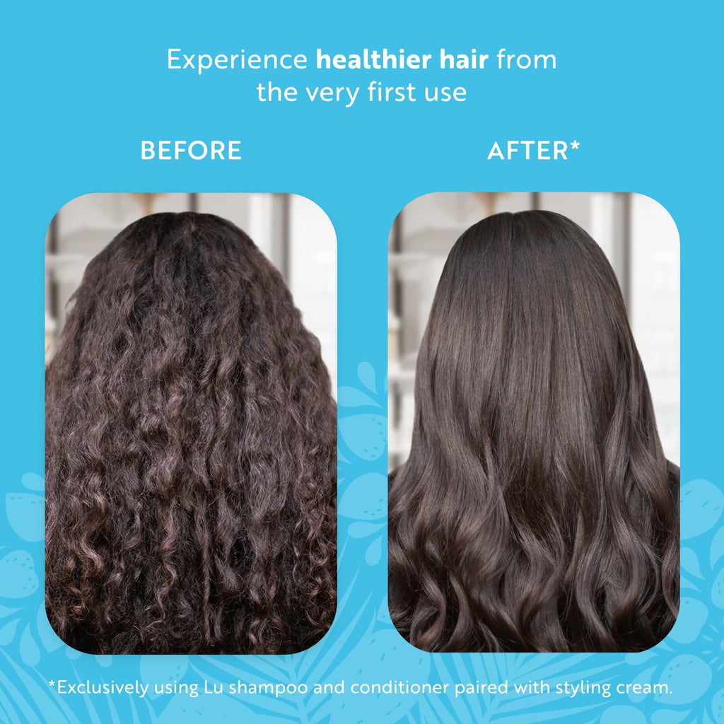 Lu by LatinUs Beauty Control Set – Anti-Frizz Shampoo and Conditioner with Impossible Keratin™ (2-Pack)