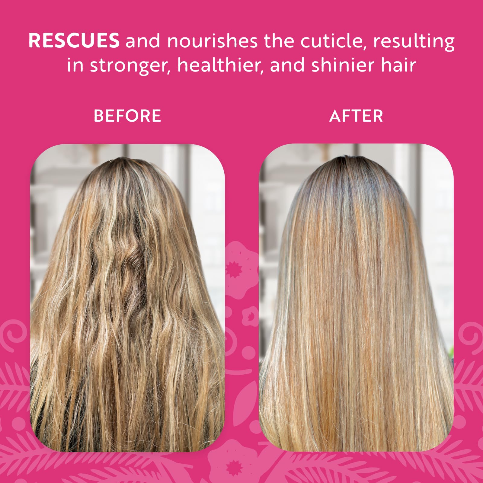Lu by LatinUs Beauty Rescue Collection — Complete Hair Repair System (3-Piece, 32 Fl Oz) | Shampoo, Conditioner & Leave-In Cream