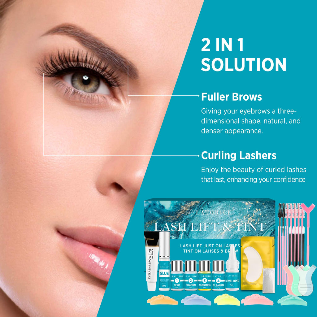 LATORICE Lash Lift Kit – Salon-Quality DIY Lash Curl & Brow Lamination at Home