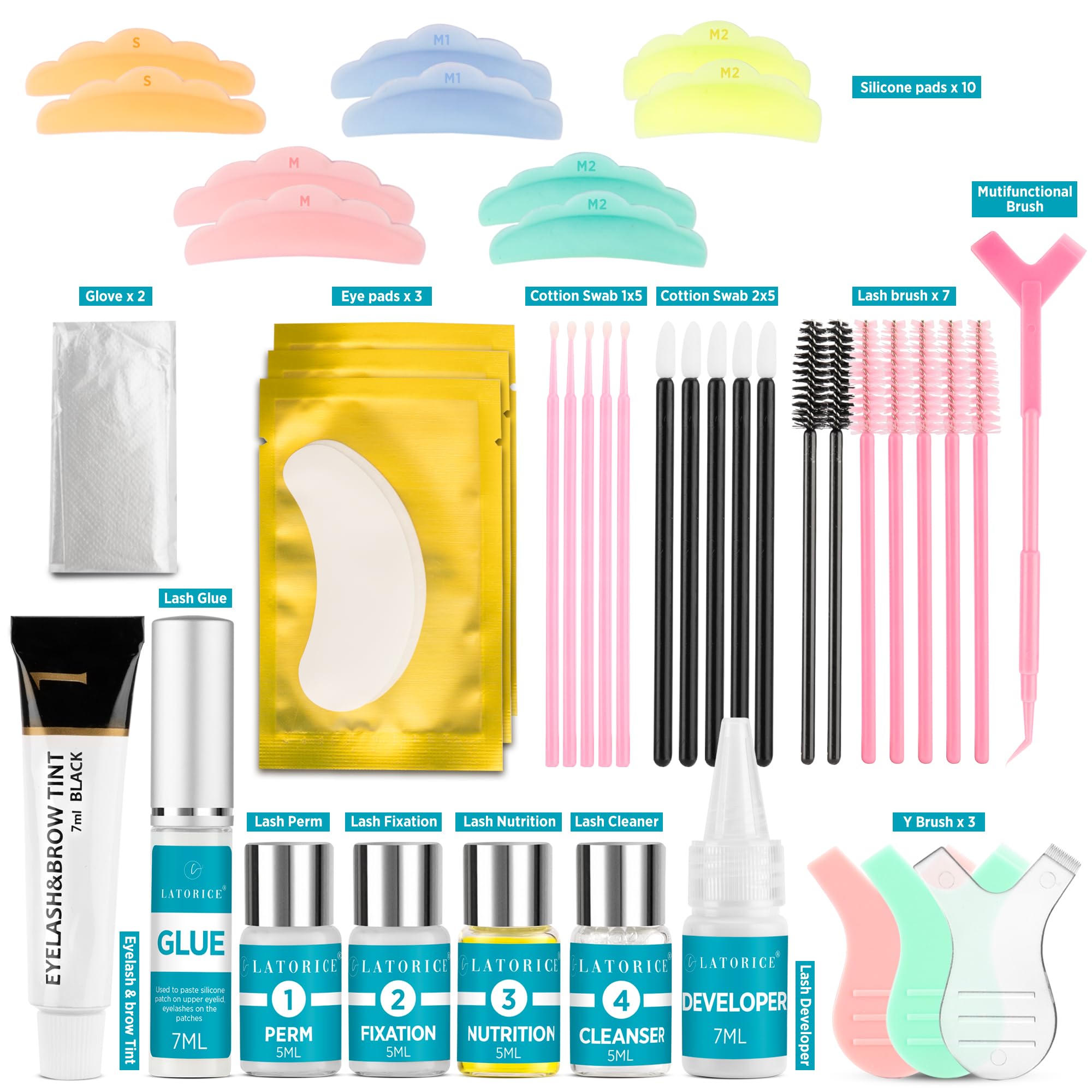 LATORICE Lash Lift Kit – Salon-Quality DIY Lash Curl & Brow Lamination at Home