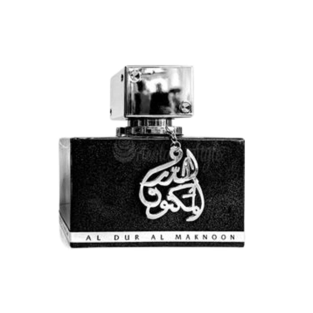 Lattafa Al Dur Al Maknoon Silver for Men EDP – 100 ml | Fresh Leather with Fruity Accents