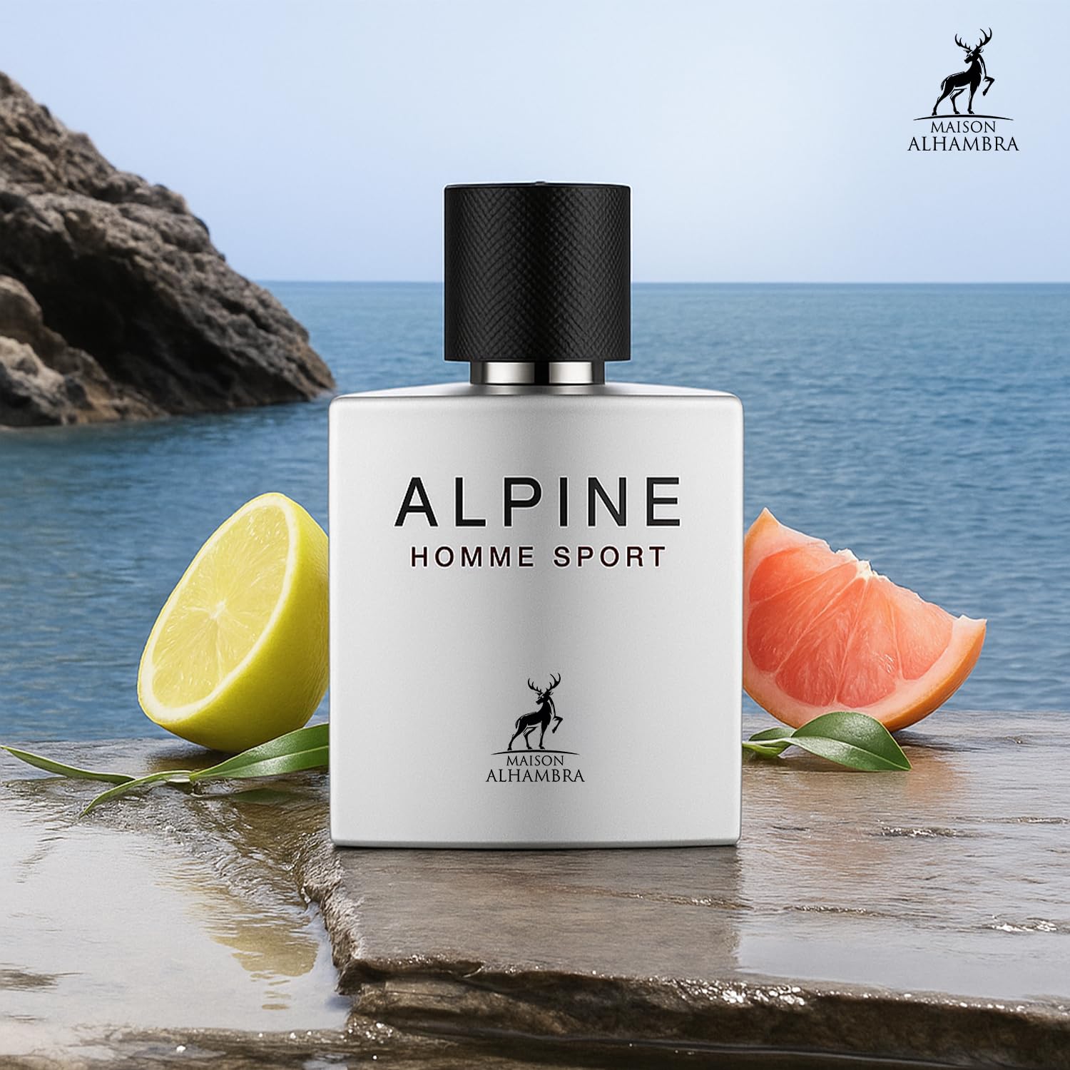 Lattafa ALHAMBRA ALPINE HOMME SPORT EDP 100ml | Long-Lasting Luxury Fragrance for Men & Women | Gift Set